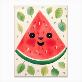 Friendly Kids Watermelon 1 Canvas Print