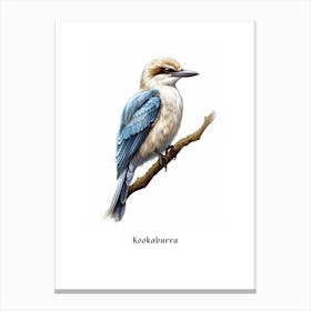 Kookaburra Kids Animal Poster Canvas Print