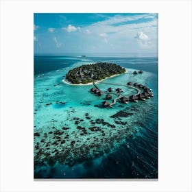 Island Resort In The Maldives 1 Canvas Print