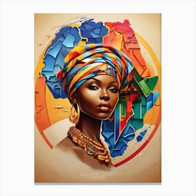 African Woman 2 Canvas Print