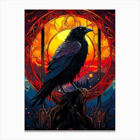 Raven 4 Canvas Print