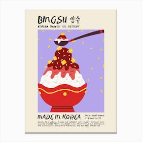 Bingsu Canvas Print