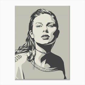 Taylor Swift 17 Canvas Print