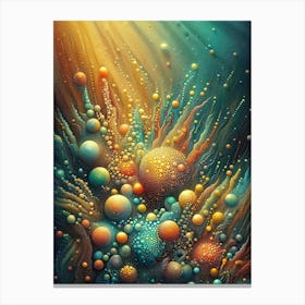 Bubbles And Bubbles Canvas Print