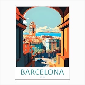 Spain Barcelona Travel 1 Canvas Print