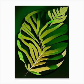 Tamarind Leaf Vibrant Inspired 2 Canvas Print