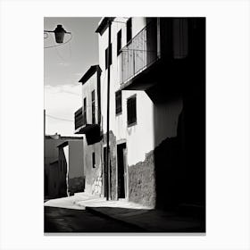 Granada, Spain, Photography In Black And White 4 Canvas Print