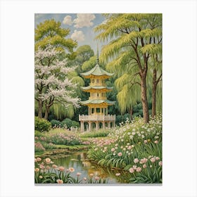 Serene Garden no1 Canvas Print