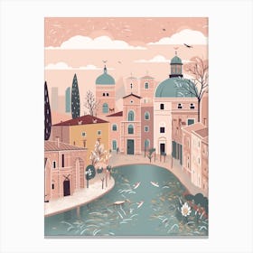 Padua, Italy Illustration Canvas Print