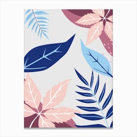 Abstract Floral Pattern Canvas Print