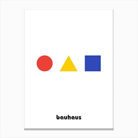 BAUHAUS YBR ELEMENTS Canvas Print