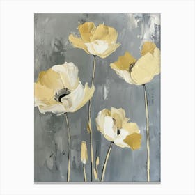 Yellow Poppies 3 Canvas Print