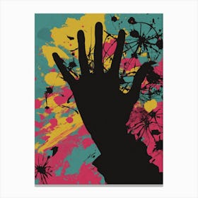 Splatter Painting Canvas Print