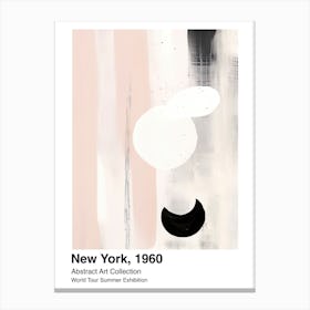 World Tour Exhibition, Abstract Art, New York, 1960 5 Canvas Print
