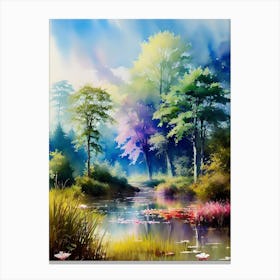 Lily Pond 3 Canvas Print