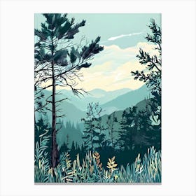 Smoky Mountains Canvas Print