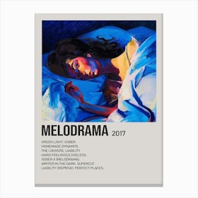 Xianyua Lorde Melodrama Cover Canvas Poster Wall Art Decor Canvas Print