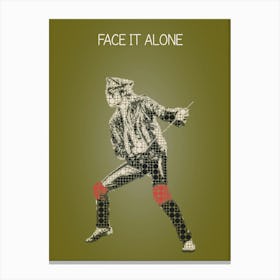 Face It Alone Freddie Mercury Queen 1 Canvas Print