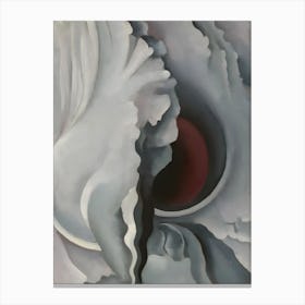 Georgia O'Keeffe - Black Iris, abstraction Canvas Print