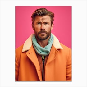 Chris Hemsworth Fashion Art Canvas Print