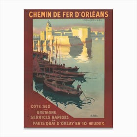 Chemin de fer d'Orléans Canvas Print