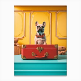 French Bulldog Dog 6 Canvas Print