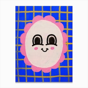 Kawaii Sun 1 Canvas Print