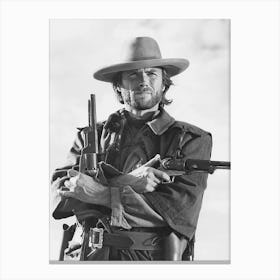 Clint Eastwood, Josey Wales 1975 Canvas Print