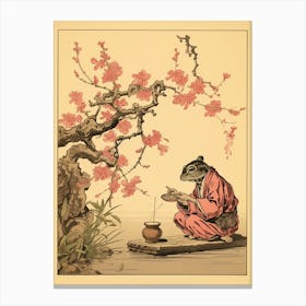 Wise Frog Japanese Style 7 Canvas Print