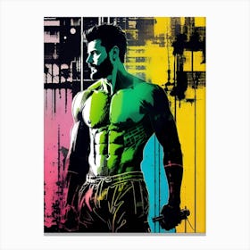 Hulk man Canvas Print