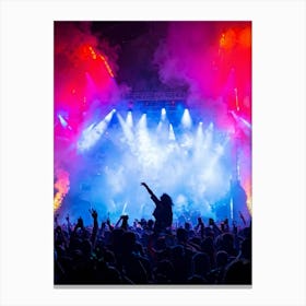 Concert At Night 2 Canvas Print