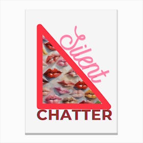 Silent Chatter Canvas Print