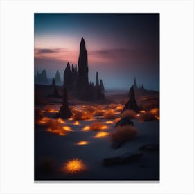 Gloomy Landscape Canvas Print