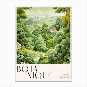Botanique Fantasy Gardens Of The World 59 Canvas Print