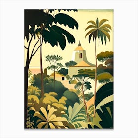 Isla Mujeres Mexico Rousseau Inspired Tropical Destination Canvas Print