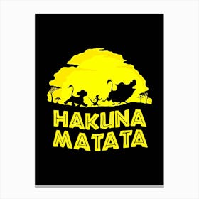 lion king Hakuna Matata movie 1 Canvas Print