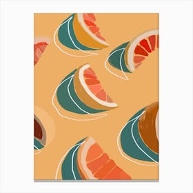 Citrus boom-grapefruits and oranges Canvas Print