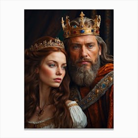 King And Queen 1 Canvas Print