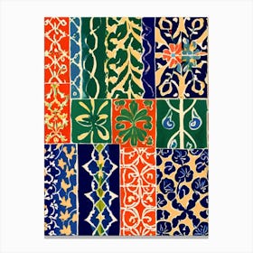 Turkish Tile Canvas Print