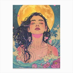 Moon Girl 3 Canvas Print