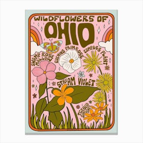 Ohio Wildflowers Canvas Print