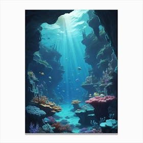 Beauty of underwater world 9 Canvas Print