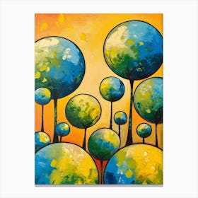 Trees In The Sky Canvas Print