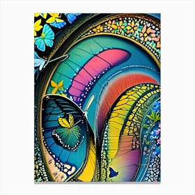 Butterfly abstract Canvas Print