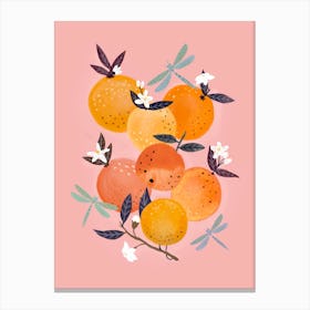 Seven Oranges Canvas Print