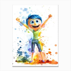 Joy Of Inside Out Canvas Print