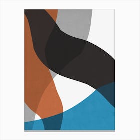 Colorful abstract shapes 42 Canvas Print