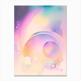Intergalactic Gouache Space Canvas Print
