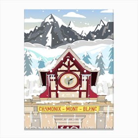 Chamonix Canvas Print