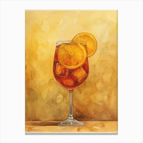 Aperol Spritz Art Print 368 Canvas Print